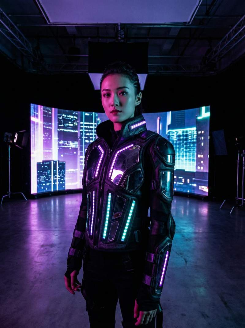 反差美女AI场景设计视频